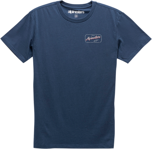 Alpinestars Turnpike Premium T-Shirt - Navy - XL (Part Number 12117400770XL)
