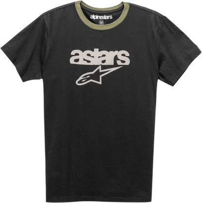 Alpinestars Match T-Shirt - Black/Military Large - Part 1211740101069L