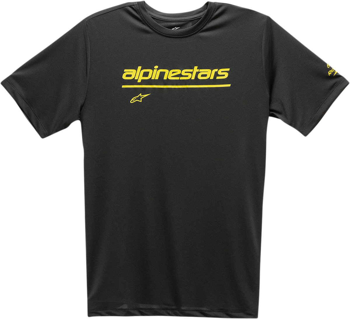 Alpinestars Tech Line Up Performance T-Shirt - Black, XL - Moisture-Wicking and Bacteriostatic Fabric
