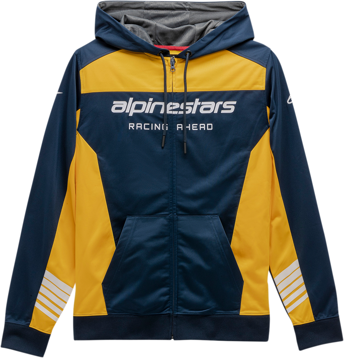 Alpinestars Sessions II Fleece Jacket in Navy/Gold - XL (Part No. 1230531007059XL)