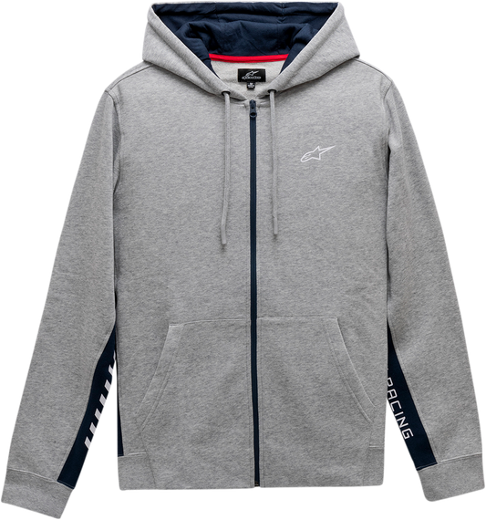 Alpinestars Claim Hoodie Heather Gray Large - 1211524001026L