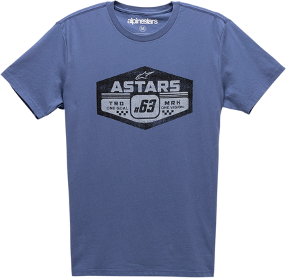 Alpinestars Gripper T-Shirt - Blue, Medium - Part 12117400472M