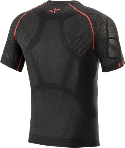 Alpinestars Ride Tech v2 Summer Short-Sleeve Underwear Top - Black - M/L (Part No. 4752721-13-MLS)