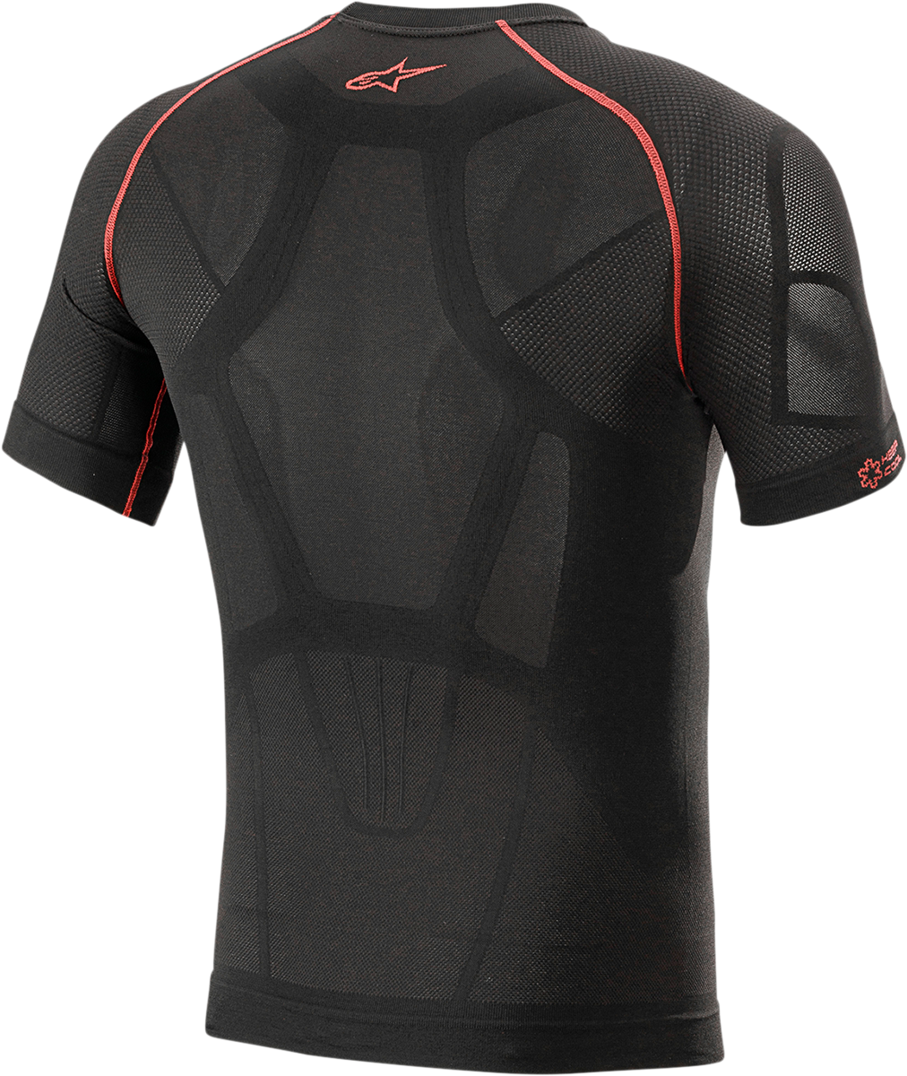 Alpinestars Ride Tech v2 Summer Short-Sleeve Underwear Top - Black, XS/S - Part Number 4752721-13-XS/S