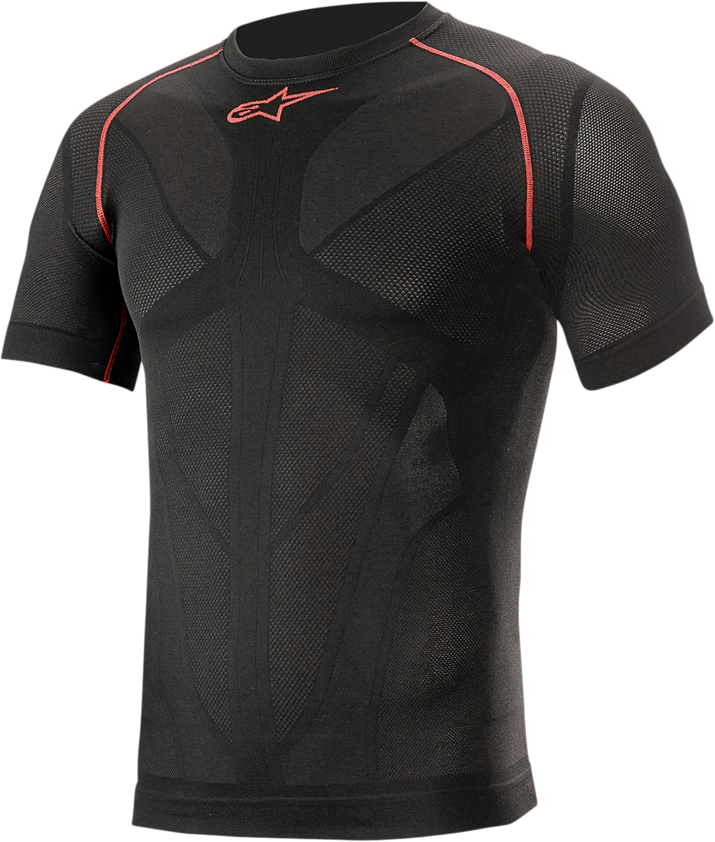Alpinestars Ride Tech v2 Summer Short-Sleeve Underwear Top - Black, XS/S - Part Number 4752721-13-XS/S