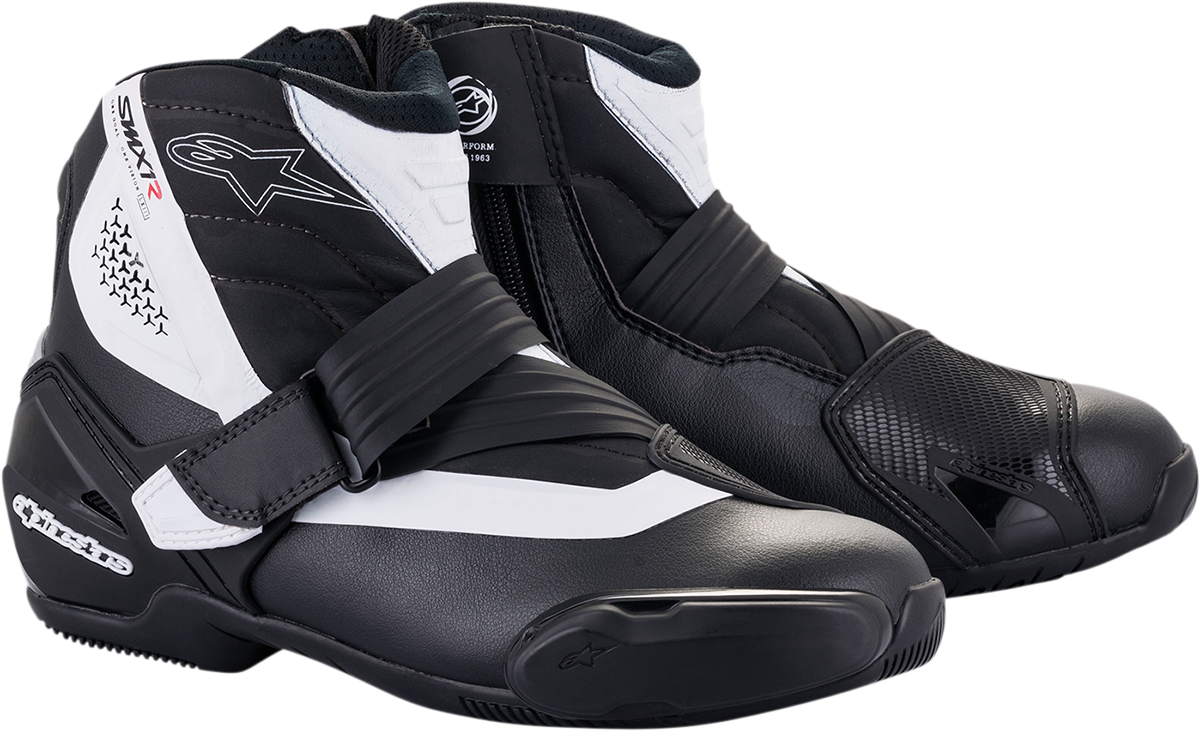 Alpinestars SMX-1 v2 Riding Boots - Black/White, US 8 / EU 42, Part 2224521-12-42