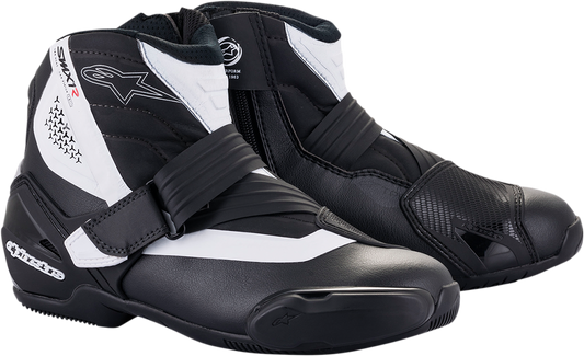 Alpinestars SMX-1 v2 Riding Boots - Black/White, US 8 / EU 42, Part 2224521-12-42