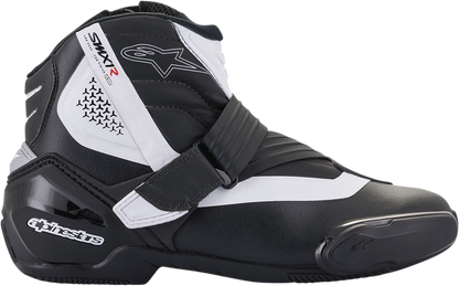 Alpinestars SMX-1 v2 Riding Boots - Black/White, US 8 / EU 42, Part 2224521-12-42