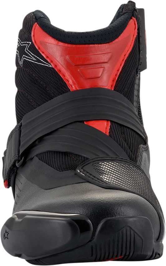 Alpinestars SMX1-R V2 Motorcycle Boots - Black/Red, US 12.5 / EU 48 (Part #2224021-13-48)