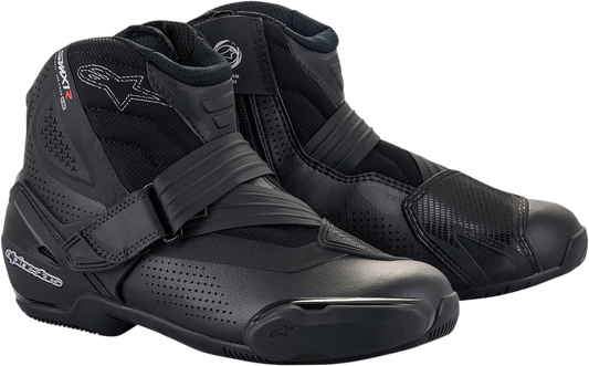 Alpinestars SMX-1 R V2 Motorcycle Boots - Black, US 11.5 / EU 46, Part Number 2224021-1100-46