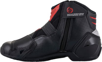 Alpinestars SMX1-R V2 Motorcycle Boots - Black/Red, US 12.5 / EU 48 (Part #2224021-13-48)