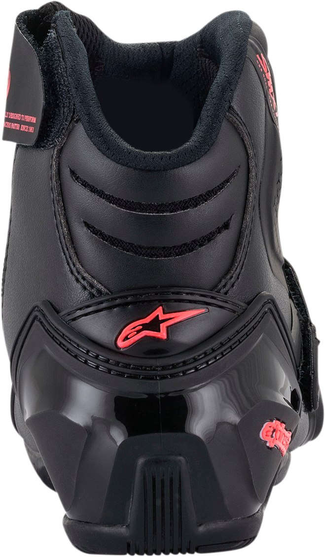 Alpinestars Stella SMX-1R V2 Women's Motorcycle Boots - Black and Pink, US 7 / EU 38