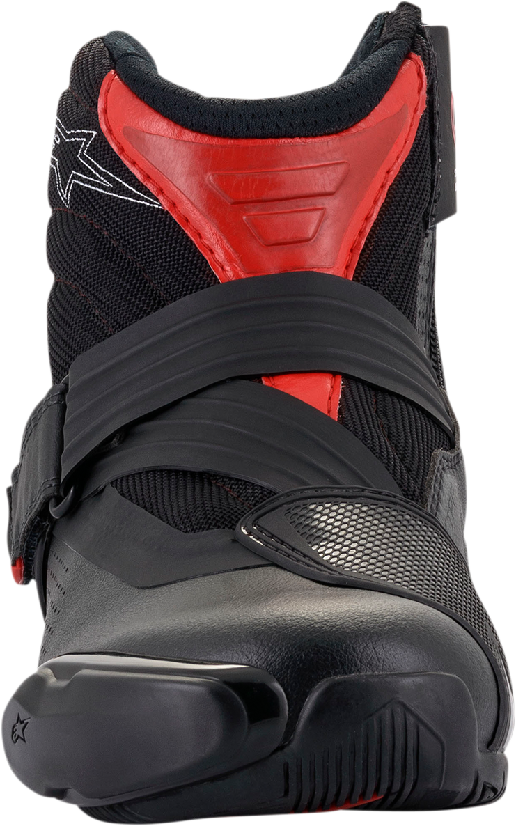 Alpinestars SMX1-R V2 Motorcycle Boots - Black/Red, US 11.5 / EU 46, Part Number 2224021-13-46