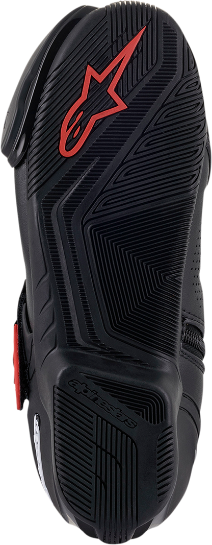 Alpinestars SMX1-R V2 Motorcycle Boots - Black/Red, US 11.5 / EU 46, Part Number 2224021-13-46