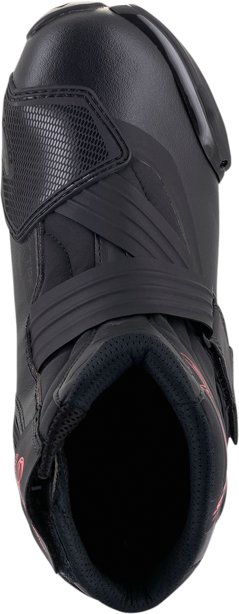 Alpinestars Stella SMX-1R V2 Women's Motorcycle Boots - Black and Pink, US 7 / EU 38