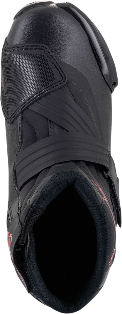 Alpinestars Stella SMX-1R V2 Women's Motorcycle Boots - Black and Pink, US 7 / EU 38