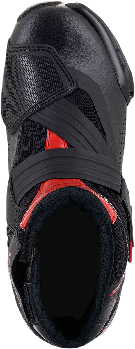 Alpinestars SMX1-R V2 Motorcycle Boots - Black/Red, US 11.5 / EU 46, Part Number 2224021-13-46