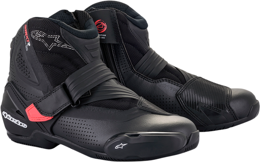 Alpinestars Stella SMX-1 R V2 Vented Boots - Black and Pink, US Size 5 / EU Size 36