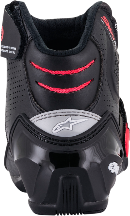 Alpinestars Stella SMX-1 R V2 Vented Boots - Black and Pink, US Size 5 / EU Size 36