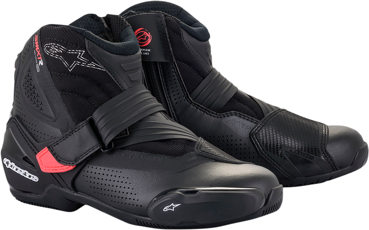 Alpinestars Stella SMX-1 R V2 Vented Boots - Black/Pink US 7 / EU 38 by Alpinestars Part No. 2224121-1839-38