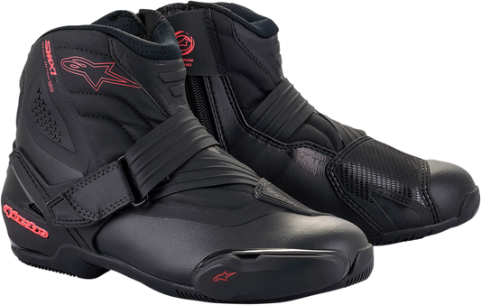 Alpinestars Stella SMX-1R V2 Women’s Motorcycle Boots - Black and Pink, US 5 / EU 36