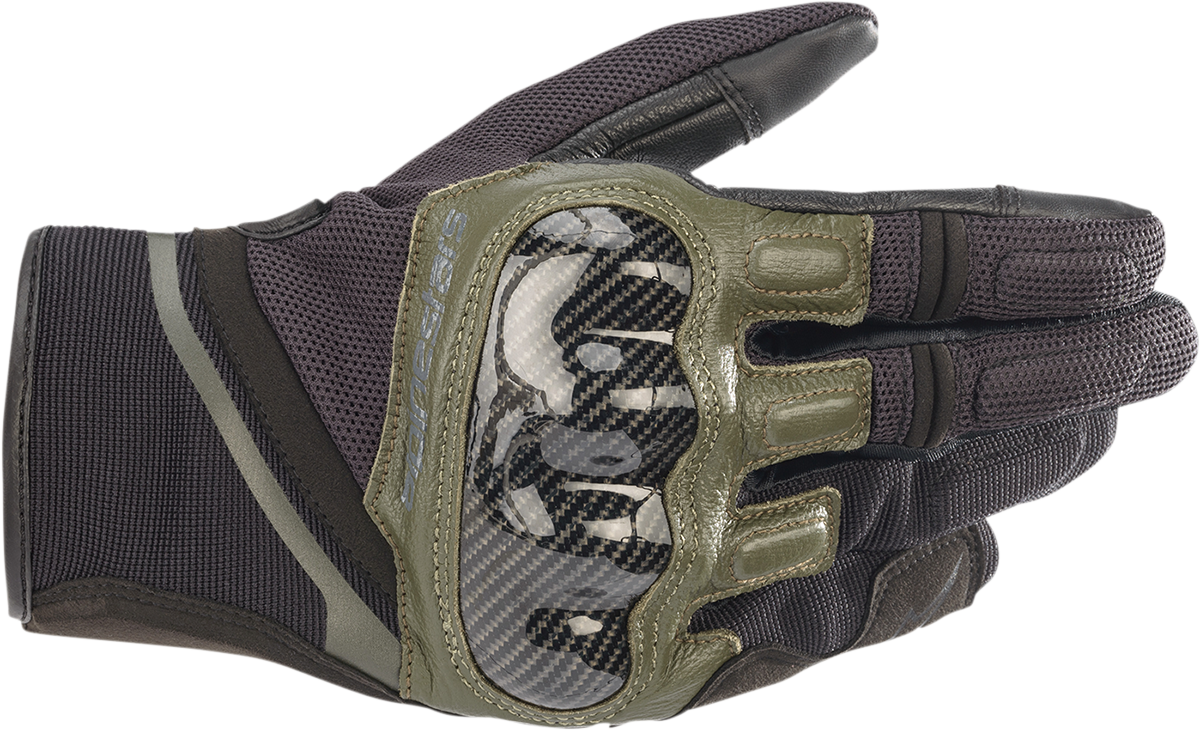 Alpinestars Chrome Gloves Black/Forest Medium - Model 3568721-1681-M