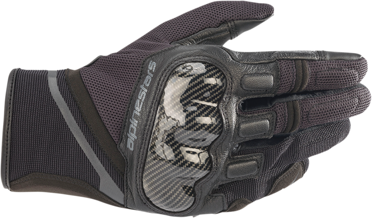 Alpinestars Chrome Gloves - Black & Tar Gray, Small - Part 3568721-1169-S