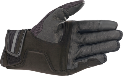 Alpinestars Chrome Gloves - Black & Tar Gray, Small - Part 3568721-1169-S