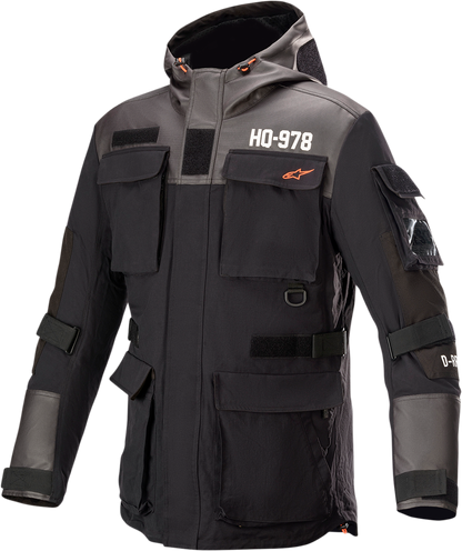 Alpinestars Daiji Jacket - Black, Size XL - Water-Resistant Textile Motorcycle Jacket with Impact Protectors