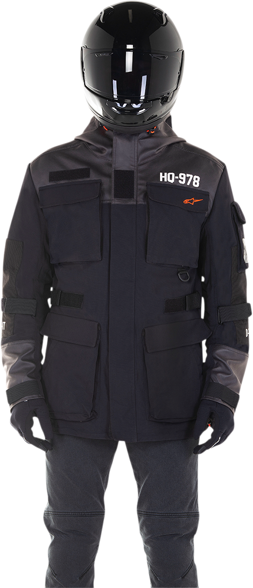 Alpinestars Daiji Jacket - Black, Size XL - Water-Resistant Textile Motorcycle Jacket with Impact Protectors