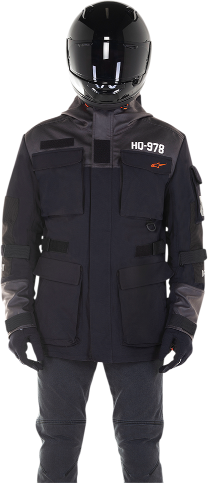 Alpinestars Daiji Jacket - Black, Size XL - Water-Resistant Textile Motorcycle Jacket with Impact Protectors