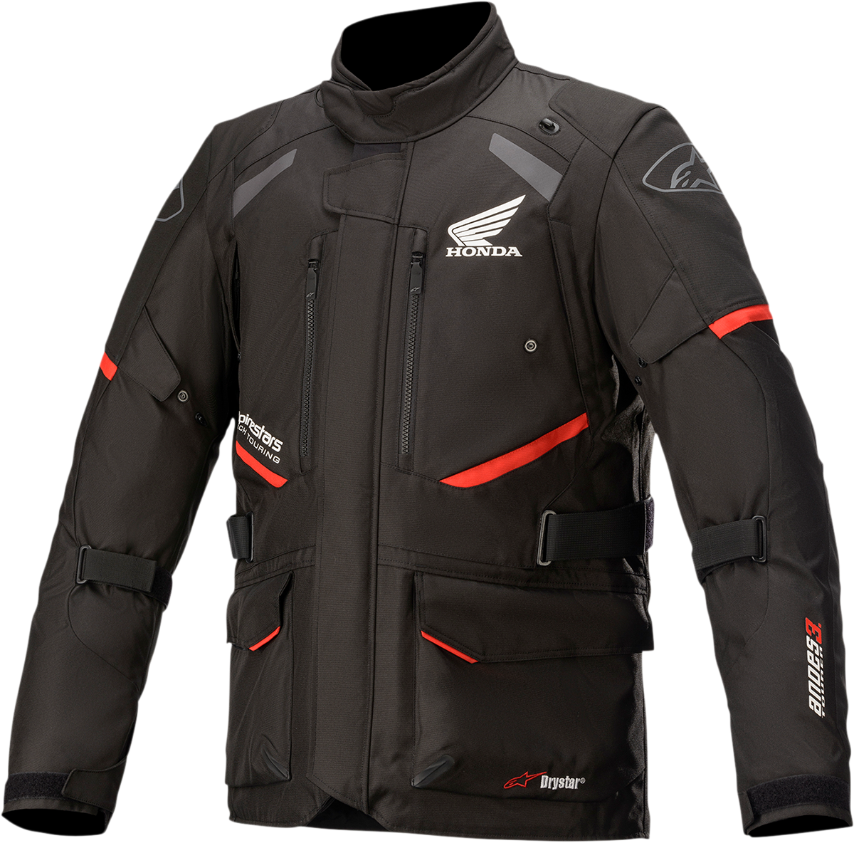 Alpinestars Honda Andes v3 Drystar® Jacket - Black, Small - Part No. 3207421-10-S
