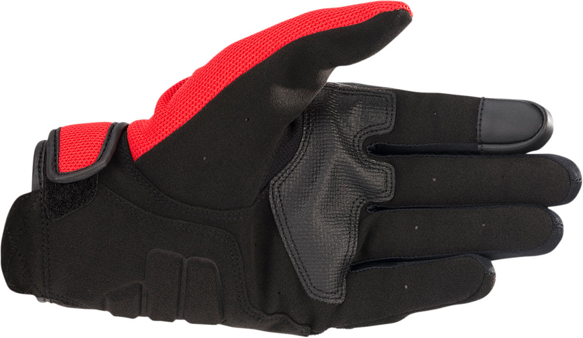 Alpinestars Honda Copper Gloves - Medium, Black/Bright Red/Blue - Part Number 3568321-1317-M