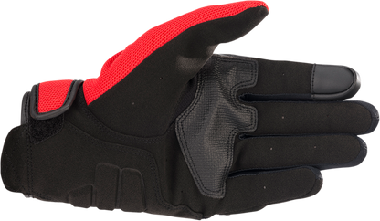Alpinestars Honda Copper Gloves - Medium, Black/Bright Red/Blue - Part Number 3568321-1317-M