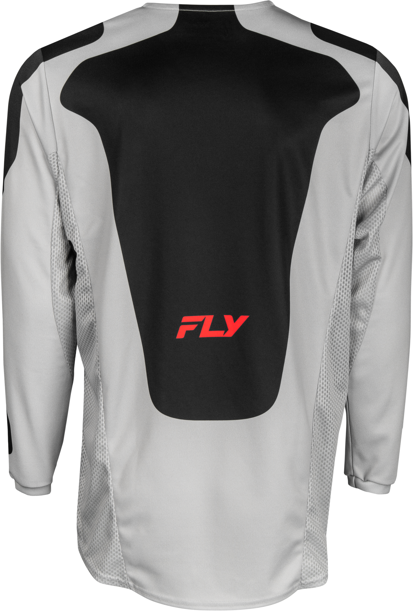 Fly Racing Kinetic Sym Jersey Light Grey/Red/Black Small