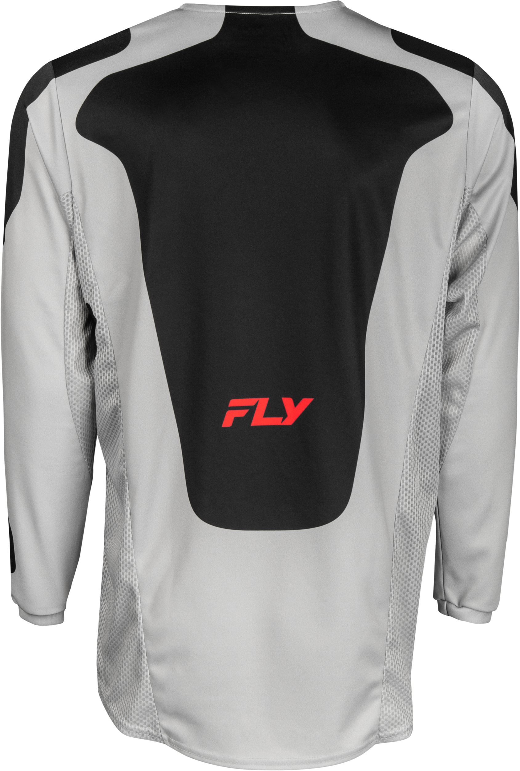 Fly Racing Kinetic Sym Jersey Light Grey/Red/Black Small