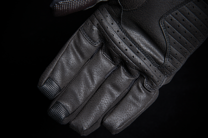 ICON Stormhawk™ Gloves - Black Medium, Model 3301-3966 - Three-Season Motorcycle Riding Gloves