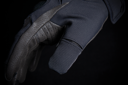 ICON Stormhawk™ Gloves - Black Medium, Model 3301-3966 - Three-Season Motorcycle Riding Gloves