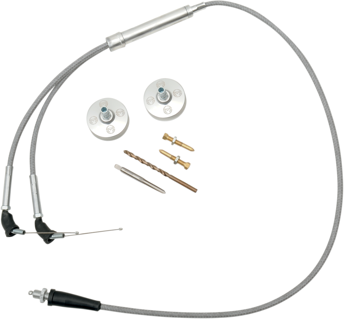 Moose Offroad Polished Carburetor Cap Kit for Yamaha 33-CRB02-POL
