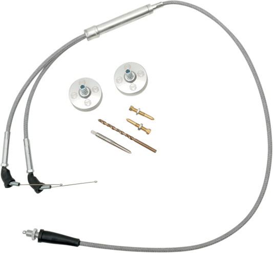 Moose Offroad Polished Carburetor Cap Kit for Yamaha 33-CRB02-POL