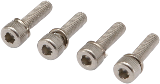 MOOSE Offroad Float Bowl Screw Set - 12mm 03-S42 for Carburetor Maintenance