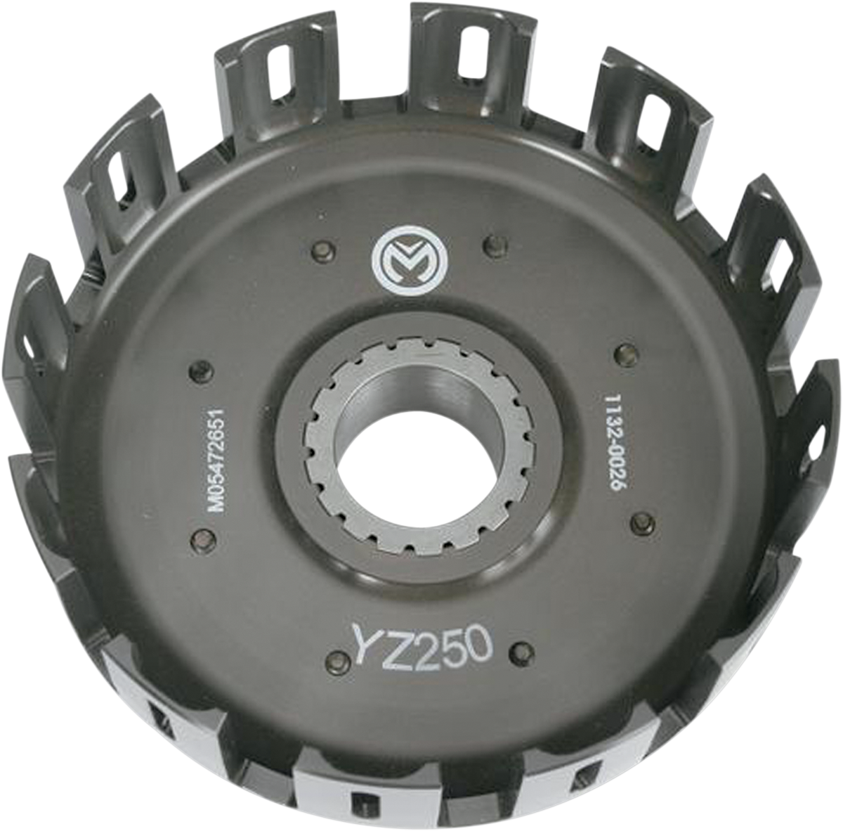 Moose Offroad Yamaha M054 Clutch Basket with Gear - Precision Machined Aluminum Performance Part
