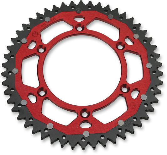 MOOSE Offroad Dual Sprocket - 48 Tooth Red for Honda 1210-210-48-13X