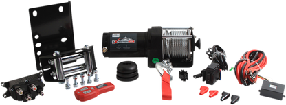 ALL BALLS Winch 3500 LB Wire with 2 Bolt Mount - Model 431-01022