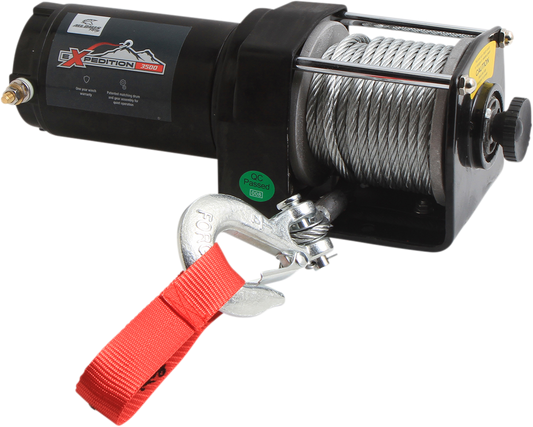 ALL BALLS Winch 3500 LB Wire with 2 Bolt Mount - Model 431-01022