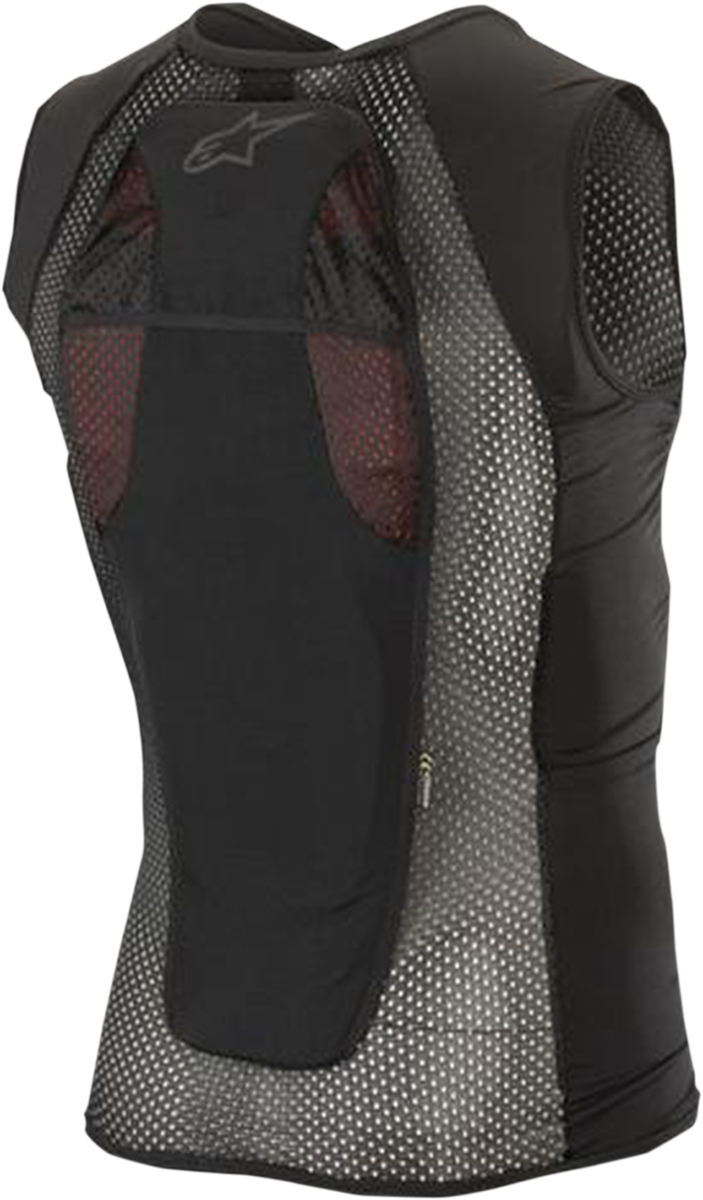 Alpinestars Paragon Plus Protection Vest Medium - Black and White with Removable Back Protector