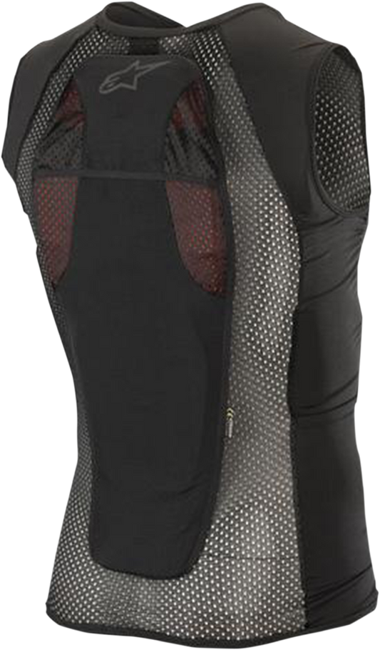 Alpinestars Paragon Plus Protection Vest Medium - Black and White with Removable Back Protector