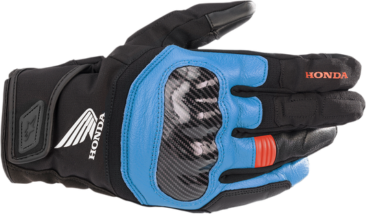 Alpinestars Honda SMX Z Drystar® Gloves - Black/Blue/Bright Red, 3XL - Model 3527321-1737-3X