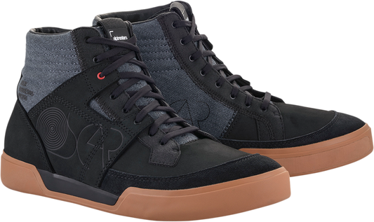 Alpinestars Grange Shoes Black / Mood Indigo US 8.5 - Versatile Riding and Casual Shoes