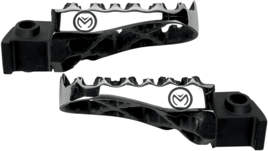 Moose Offroad Hybrid Foot Pegs STKTM-5 for KTM - Durable Stainless Steel Design
